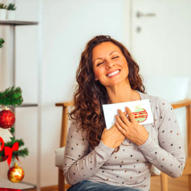 receiving christmas cards